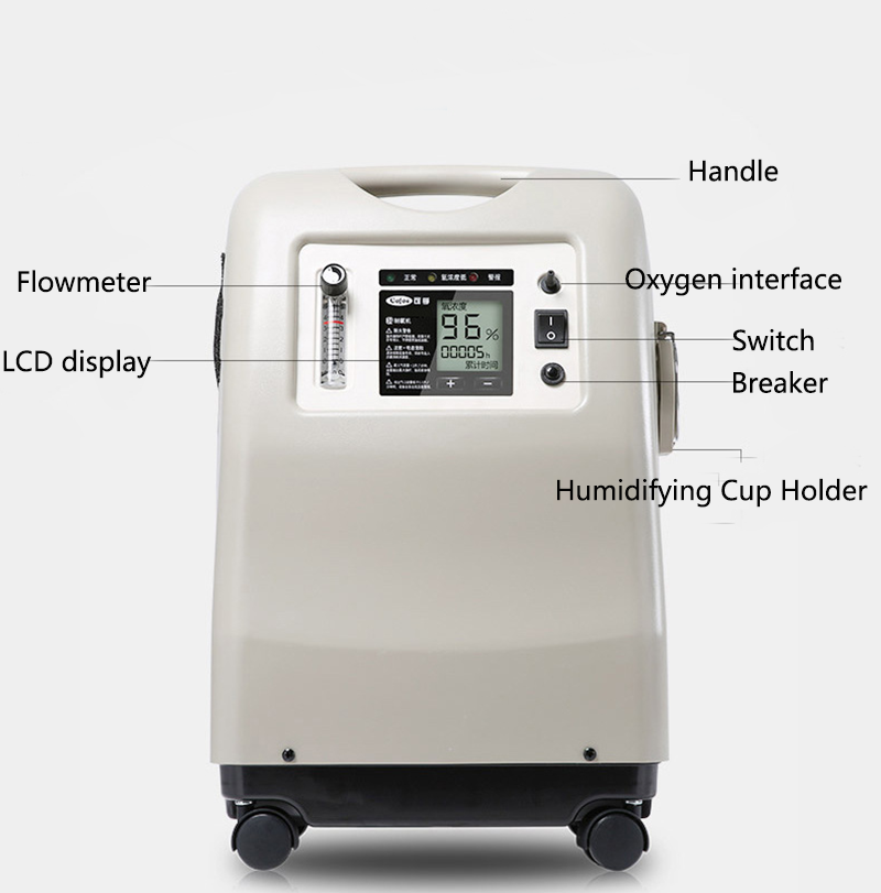 portable oxygen inhaler oxygen generator concentrator machine